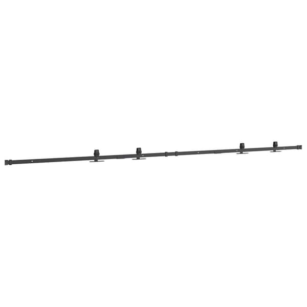 vidaXL Skyvedørsett for skap 244 cm karbonstål