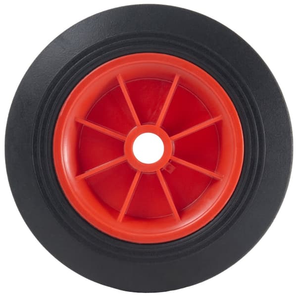 250mm 10" tum gummihjul tvättmaskin generator 1 tum borrning 250 kg (uppsättning av 3)