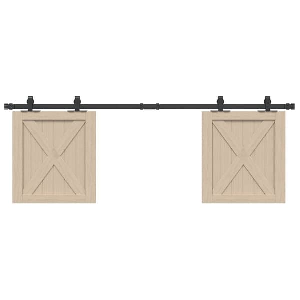 Skjutdörrsbeslag för skåp 152 cm kolstål
