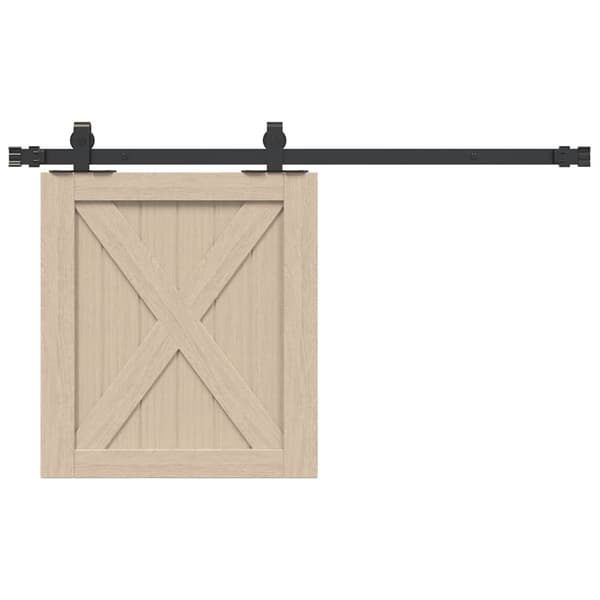 Skjutdörrsbeslag för skåp 91 cm kolstål