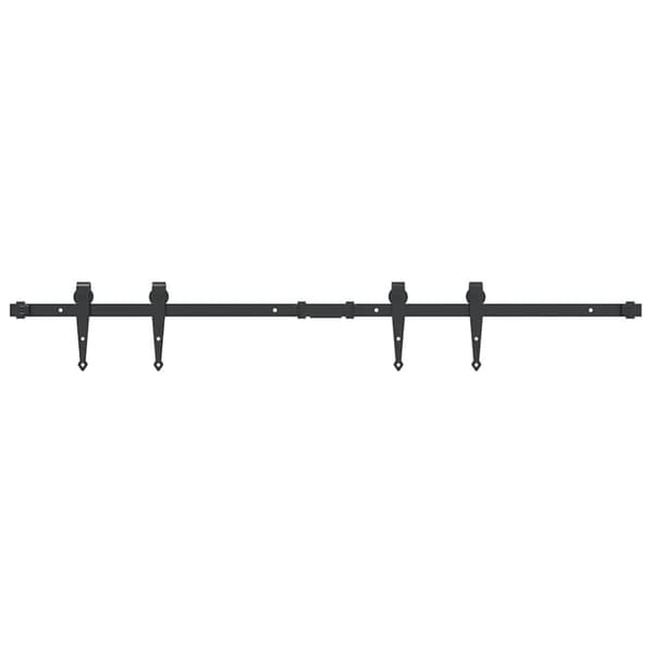 Skjutdörrsbeslag 122 cm kolstål
