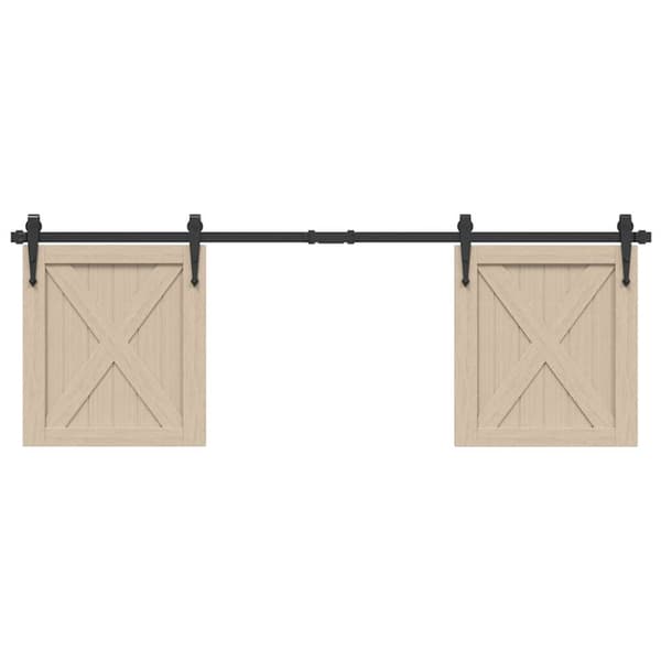 Skjutdörrsbeslag för skåp 152 cm kolstål