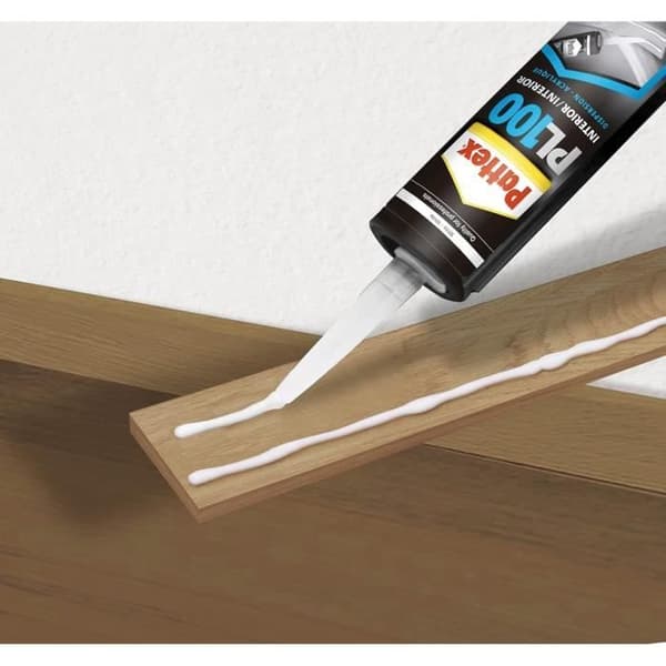 Pattex fixeringslim pl100 patron 380g vit