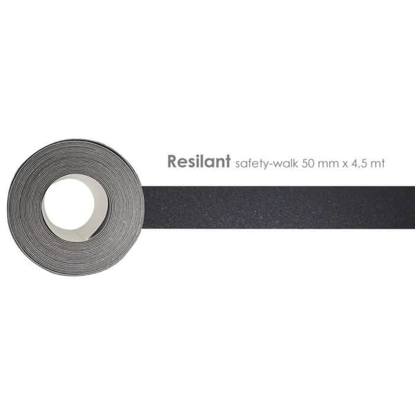 Safety Walk Anti-Slip självhäftande rulle, svart, 50 x 4,5 mm