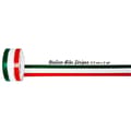 Miniatyrbild 1 av 4: Racing självhäftande tejp för motorcyklar, trippel, Italien flagga, grön vit röd, 35 mm x 2 mt