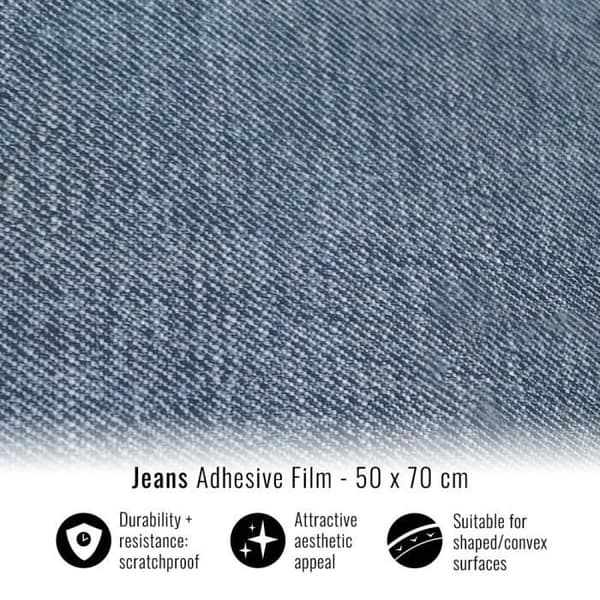 Film Adhésif Emballage - Icke specificerad - 50 x 70 cm - Blå - Blank - Mångsidig användning