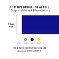 Miniatyrbild 2 av 4: TT Stripe Biltejp, Gul, 10 cm x 10 m