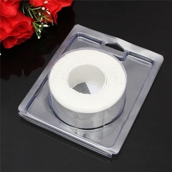 Tätningslist - Hög Kvalitet - Vit - 38mm x 3.35m - PVC - Mögelresistent