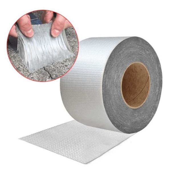 SHOP-STORY - ALUMINIUMTEJP: Hyperresistent vattentät tejp - Längd 100 cm