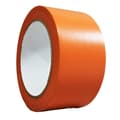 Miniatyrbild 4 av 6: TECPLAST Set med 24 orange PVC tejprullar för bygg, 50 mm x 33 m - Orange byggtejp