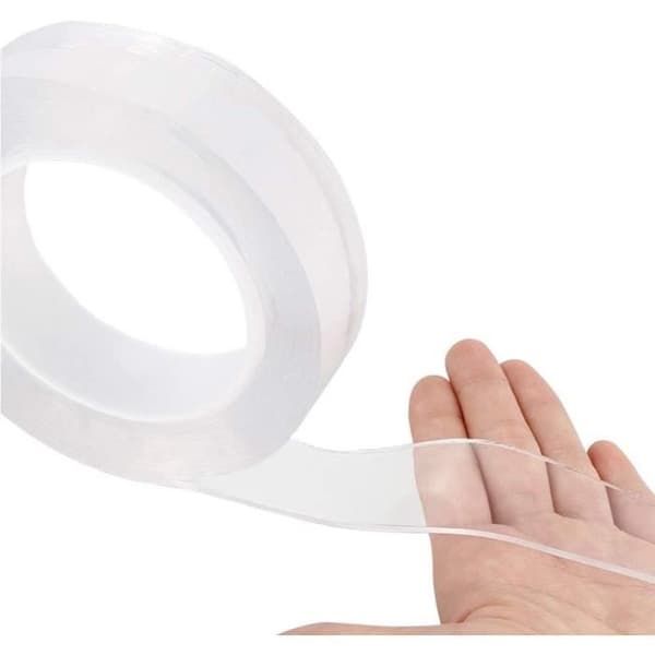 Nanotejp, Nano Magic Tape, Akryl Dubbelhäftande Tejp Fri streak Tvättbar Stark Adsorption För Väggmatta Foto F,309