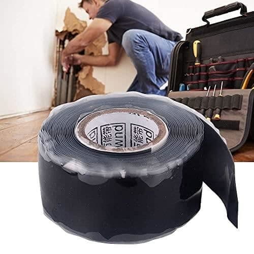 Silikontejp 3M*25mm självhäftande silikongummireparationstejp Limning Rescue Wire Tape Tape Garden (G)