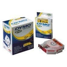 Dymo - D2 - Stödband 19 mm x 10 m - Gul