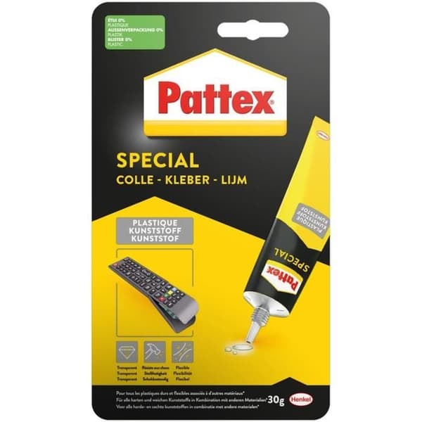 Specialmaterial Lim - PATTEX - Plast - Tub - 30g