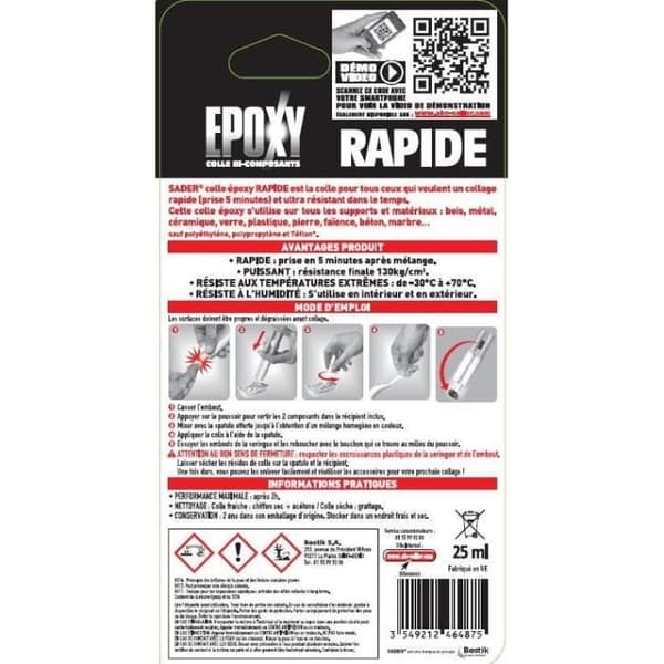 SADER Snabbt epoxilim - 25 ml