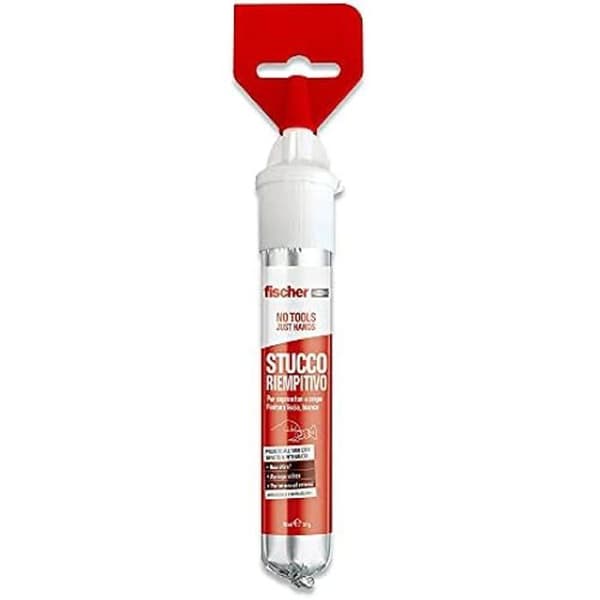Fischer 552152 Akrylputsspackel - Reparerar hål och sprickor - Vit - 70 ml