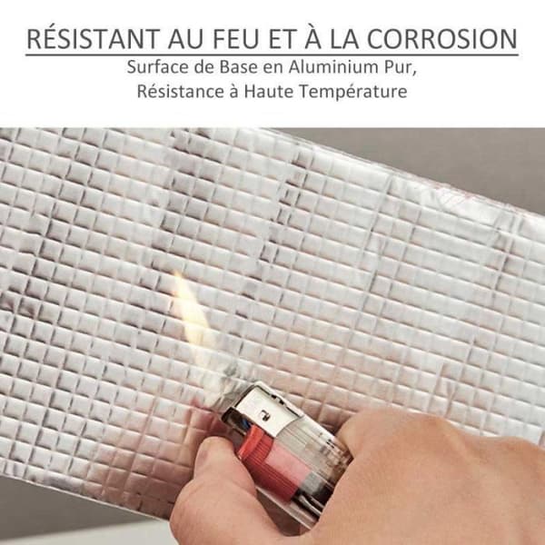 SHOP-STORY - ALUMINIUMTEJP: Hyperresistent och vattentät tejp - Längd 100 cm