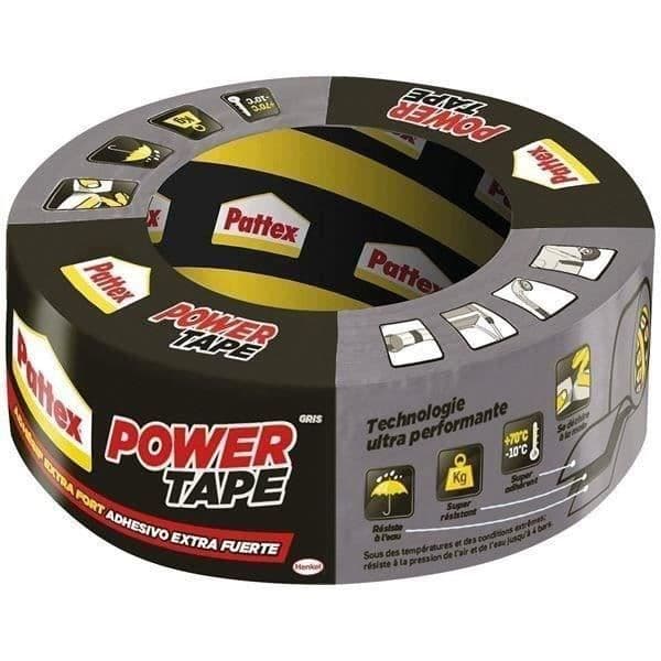 PATTEX Power tape - Fodral 50m x 50mm - Grå
