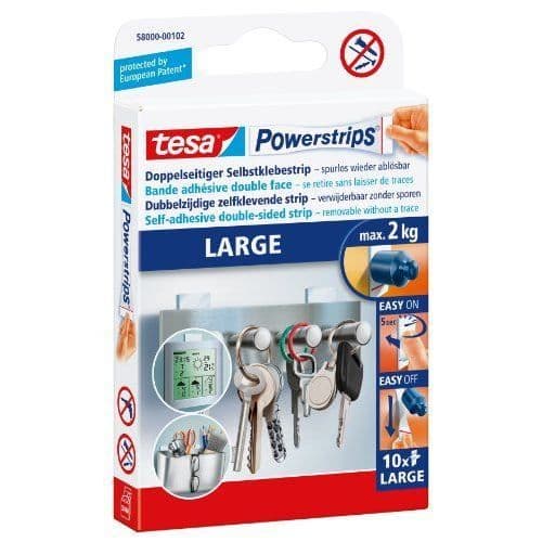 Tesa-paket med 10 dubbelsidiga starka lim 1...
