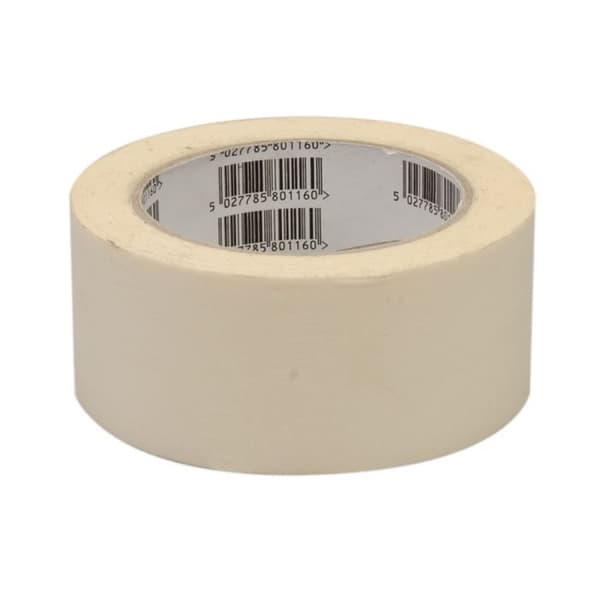 Maskeringstejp - FIXMAN - 50 mm x 50 m - Krepppapper - Gummiklister - Multianvändning