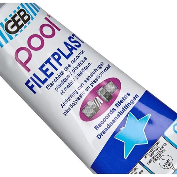 Filetplast fogpasta - GEB - 100 g - Tätande plastgängade anslutningar