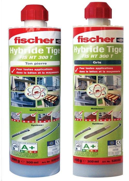 Hybridinjektionsharts - FISCHER - 520103 - 300ml - Styrenfri - Temperaturbeständig