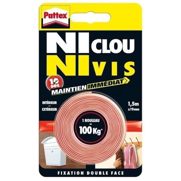 PATTEX limfäste NCNV 100KG 19mmx1,5m