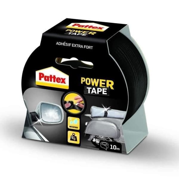 Superstark självhäftande Power tape Pattex Black L10m