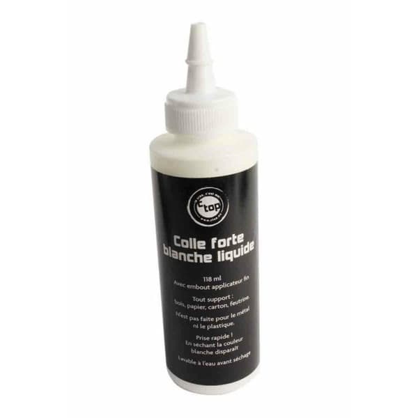 Universell flytende lim - MegaCrea - 118 ml - Tilpasset for alle underlag - Hvit farge