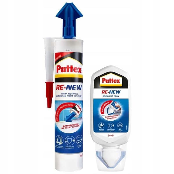 Silikonrenoverare Pattex ReNew 280ml VIT + Pattex ReNew 80ml Vit
