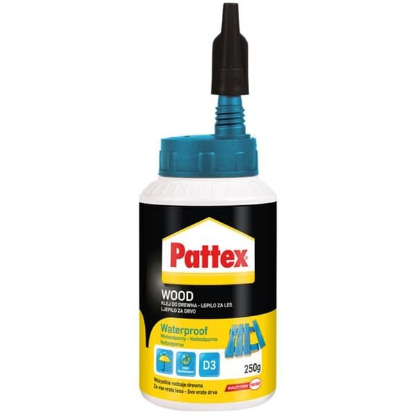 Trälim - PATTEX - Vattentålig - 250g - Vattenresistent - Utan lösningsmedel