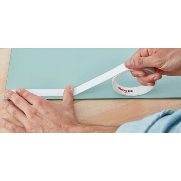 Självhäftande - Fischer tejp - 548831 - Sclm Dubbelhäftande tejp Vit 3 m