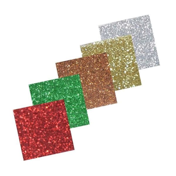 Carabelle Studio Set med 4 st glitterpapper 160 g A5, Kartong, Flerfärgad, 21 x 15 x 0,5 cm - 2111-104
