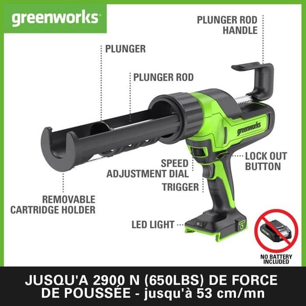 Lim - Greenworks tools självhäftande remsa - 3501707