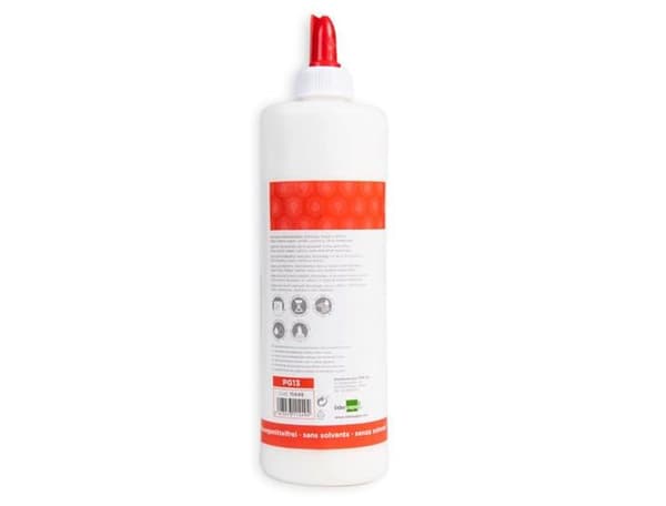 Vit vägglim tvättbar liderpapel 500 ml burk