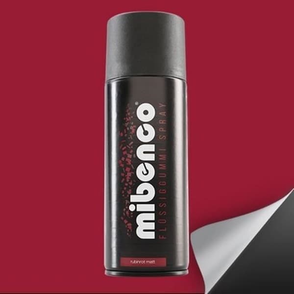 Mibenco FLYTANDE GUMMI SPRAY 400 ML RUBIS MATE - MIBENCO