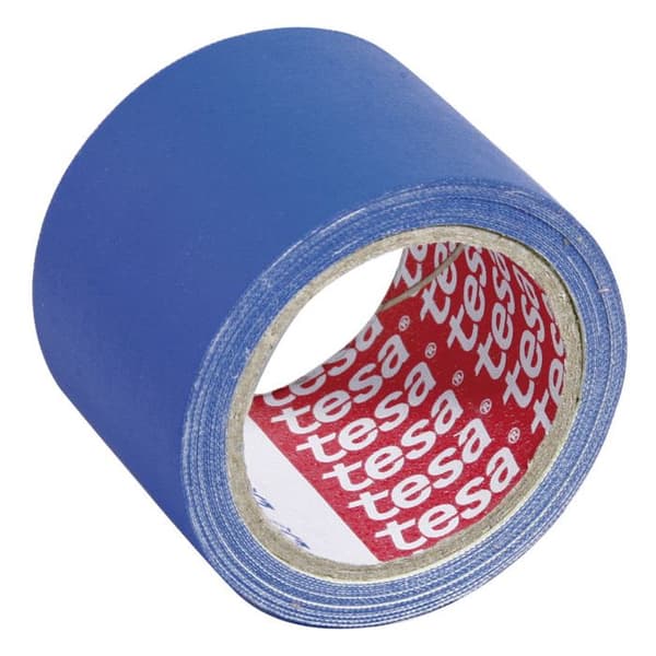 Självhäftande tejp - Tesa - Superresistent canvas - 2,75 m x 38 mm - Blå - Multifunktionell