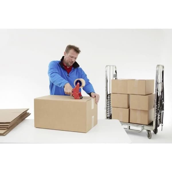 Förpackningsband - TESA - 4124 - Transparent - PVC - 66 m x 50 mm