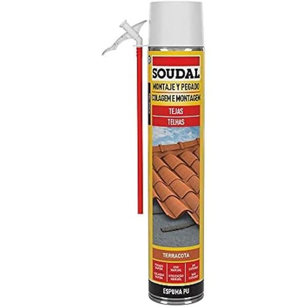 SOUDAL 96433 Röd Kanyl Kakelskum 750 ML, Flerfärgad