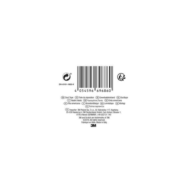 3M Reparationsduk Universal - Grå - 25mx48mm