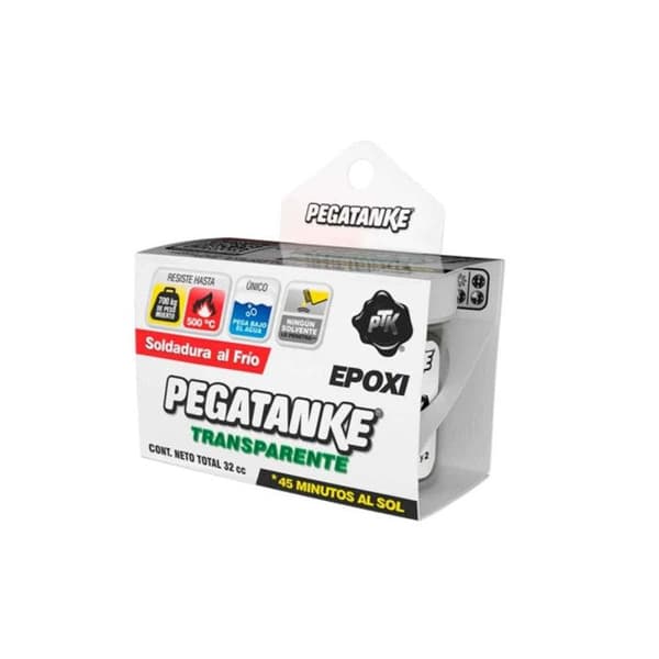 Tvåkomponents epoxilim PEGATANKE Transparent 32GR