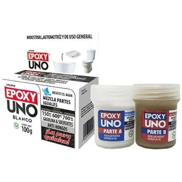 Allmänt epoxilim FUSION EPOXY BLACK LABEL - General White 100g UNO B98