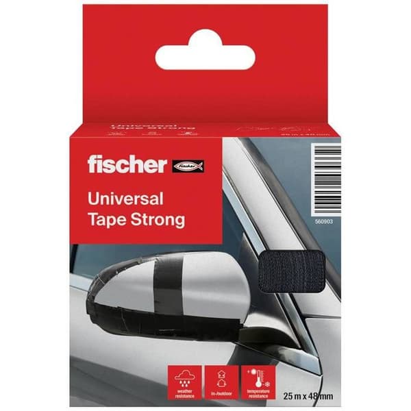 Tygbans tejp - FISCHER - GOW 560903 - Väderbeständig - 25 m x 48 mm - Multifunktionell