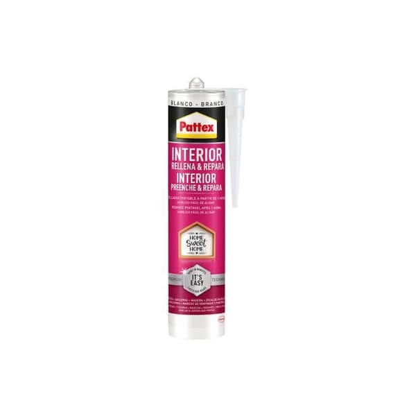 Fyllnadsförsegling - Pattex - Inomhus Vit - 280ml - Hållbar elastisk - Lätt att applicera