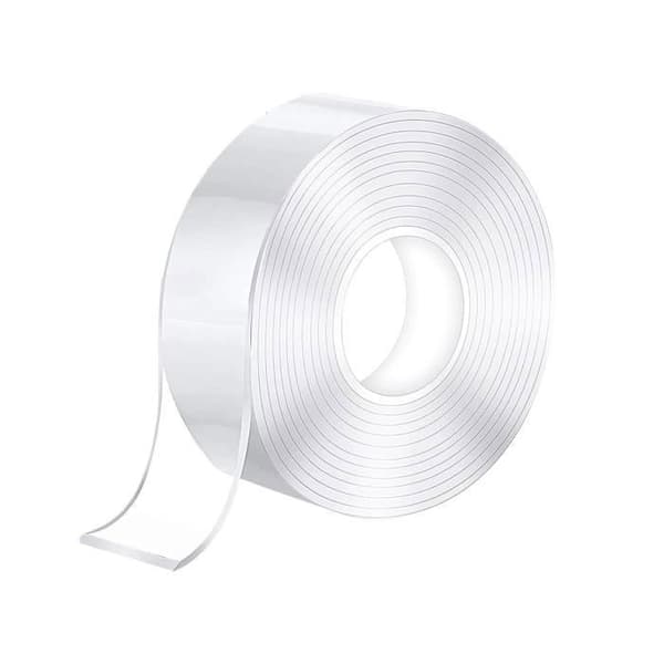 MTEVOTX Dubbelsidig Transparent Spårlös Återanvändbar Nano Tejp - Smart Nano Tejp - 2MM*3CM*3M