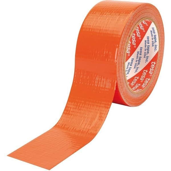 Klistret - TESA - Orange - 25 m - 48 mm - Väderbeständig