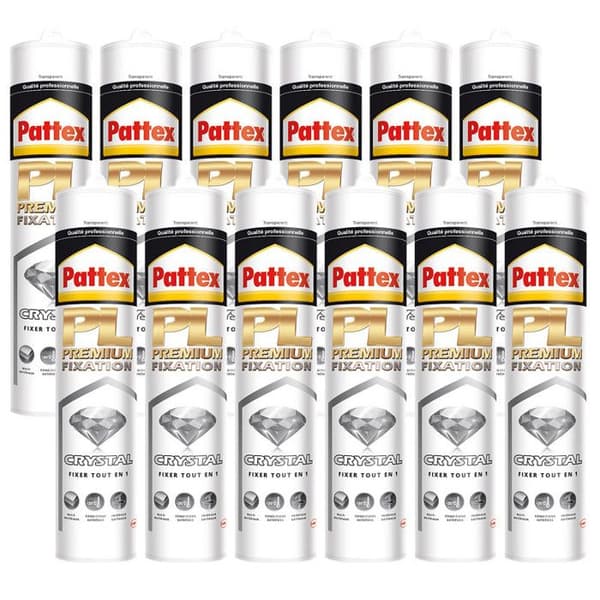 PL Premium Crystal fixerande kitlim - PATTEX - 290g - Allt-i-1 fixering - Hög prestanda