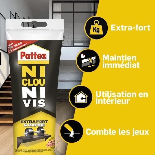 Varken spik- eller skruvlim 200ml tub - PATTEX