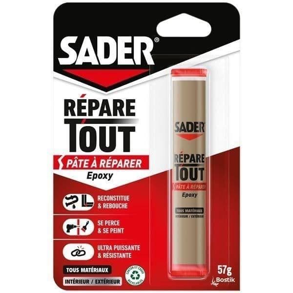 SADER Répare tout tvåkomponents reparationspasta 57g