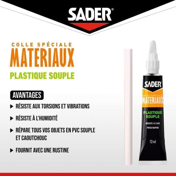SADER Smidigt plastlim - 12 ml
